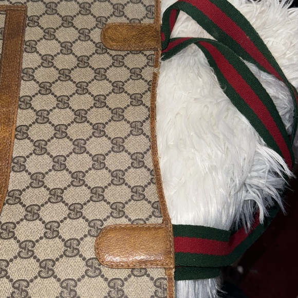 Vintage Gucci shoulder tote sherry line Brown Authentic used condition (as is) - Picture 15 of 16